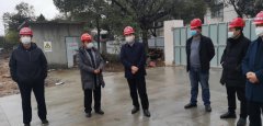 區委常委、副區長吳志平,副區長張軼督查物流園項目、雙益二期項目復工情況