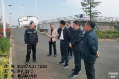 省人大常委會副主任謝廣祥一行調研徽州區(qū)城市污水處理廠提標擴建項目進展情況